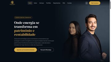 Costa Capital Energias website